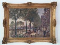 Gemälde "Blumenmarkt in Amsterdam" von Heinrich Hermanns Kr. München - Ottobrunn Vorschau