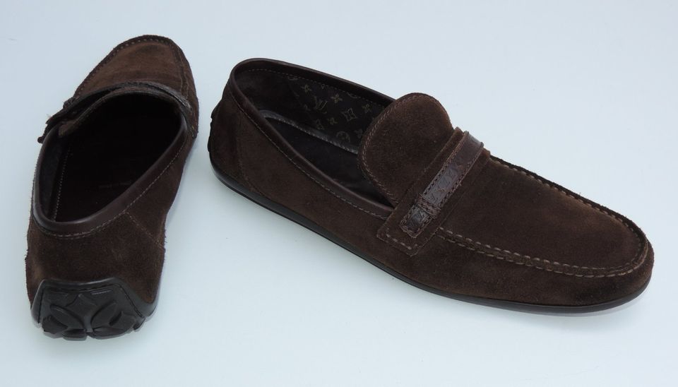 louis Vuitton Herrenschuhe Loafer Gr.10,5 / 45 in Oberursel (Taunus)