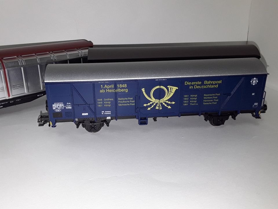 Modelleisenbahn Waggons Märklin H0,Gleichstromachsen, Post... in Kreuzau