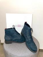 ⭐️WIE NEU⭐️ Damen Schuhe, Boots, Stiefeletten, Leder, blau, 38 Rheinland-Pfalz - Weitersburg Vorschau
