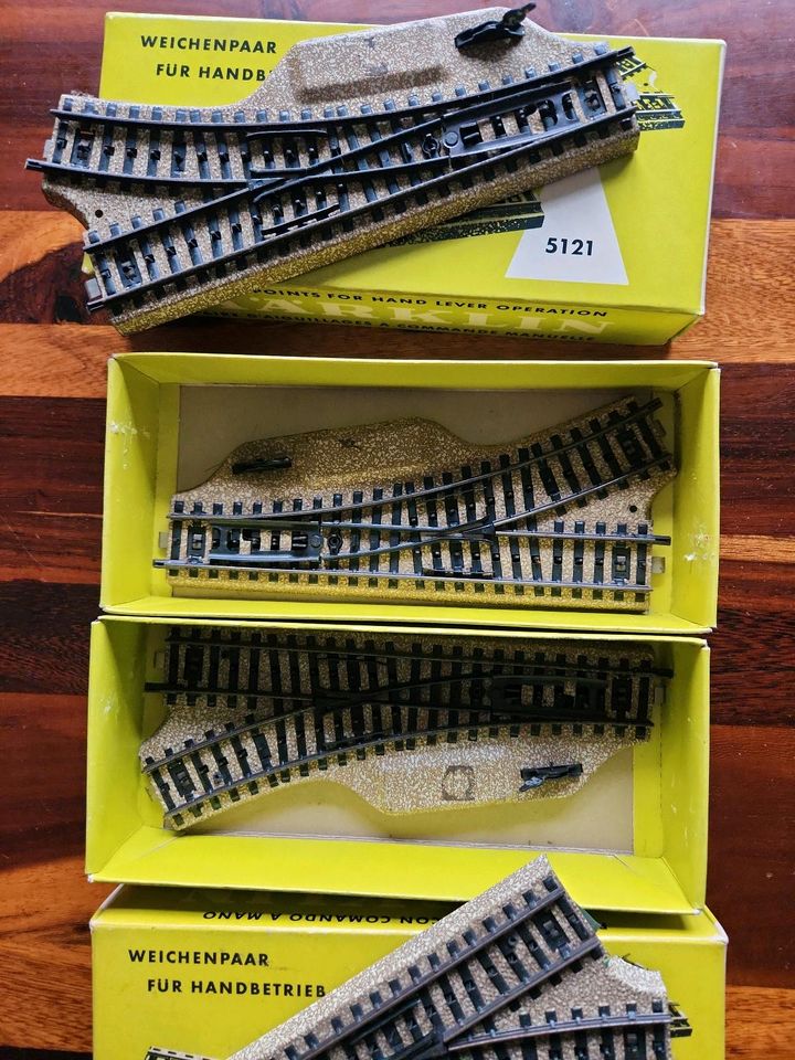 Märklin 5128, 5121, 5114, 5207, Weichen in Schalksmühle