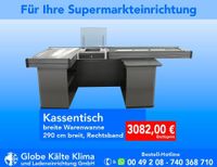 Kassentisch 2,9 m, Rechtsband, Laufband, breite Wanne, Supermarkteinrichtung, Ladeneinrichtung, Kiosk Nordrhein-Westfalen - Mülheim (Ruhr) Vorschau