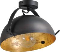 Deckenlampe LARINO, Grau Metall Gold Ø 30cm – wie neu München - Maxvorstadt Vorschau