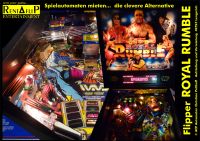 Flipper-Automat ROYAL-RUMBLE Flipper mieten Nordrhein-Westfalen - Lengerich Vorschau