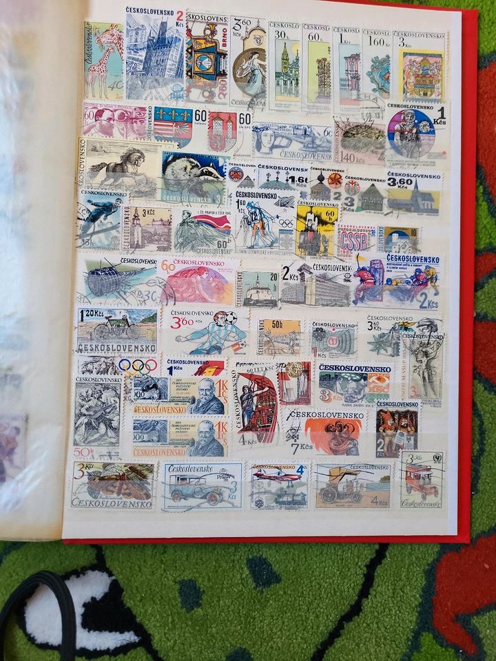 Briefmarkensammlung Ceskoslovensko in Gau-Bickelheim