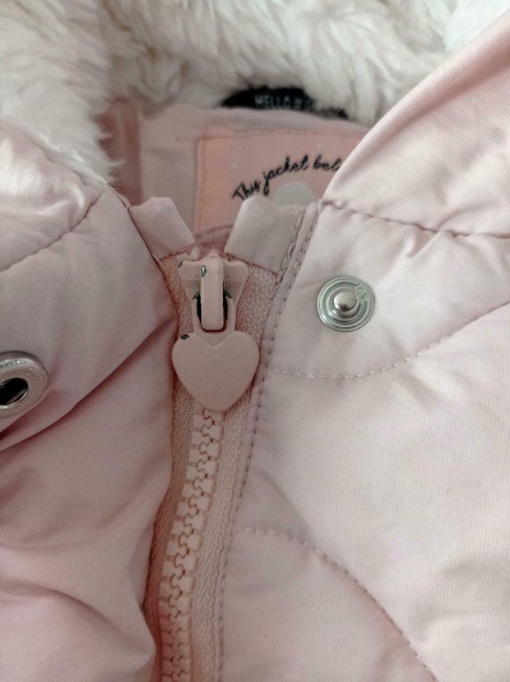 Winterjacke für Baby-Mädchen - rosa - gefüttert - C&A - Größe 74 in Wolpertswende