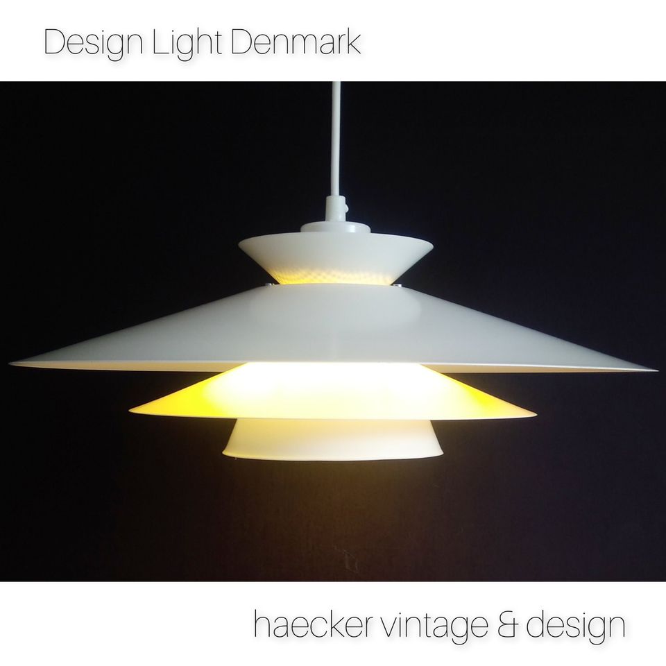DESIGN LIGHT Lampe danish design zu midcentury retro poulsen 70er in Düsseldorf