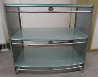 HiFi/TV Rack silber mit 3 Glasplatten Nordrhein-Westfalen - Leverkusen Vorschau