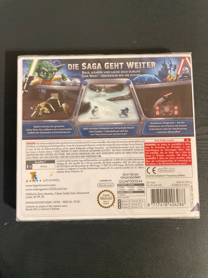 Nintendo 3DS • Star Wars 3 III - The Clone Wars Neu sealed in Friedland