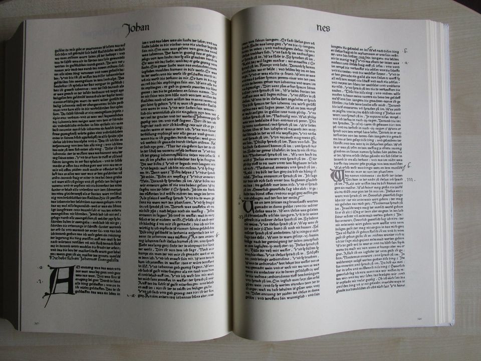 MENTELIN Bibel 41cm, Faksimile der Ausgabe von 1466. TOP in Krefeld