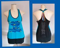 Zumba Wear Sport Top Gr M L Shirt Bubble Top Blau Schwarz Nordrhein-Westfalen - Blomberg Vorschau