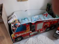 Kinderbett, Feuerwehrbett mit Rost und Matratze Baden-Württemberg - Öhringen Vorschau