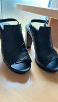 SPM Sandale schwarz Gr. 38 Leder Bayern - Schrobenhausen Vorschau