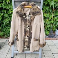 Winterjacke aus Velourslederimitat und Kunstfell Sonderangebot Hessen - Dietzenbach Vorschau