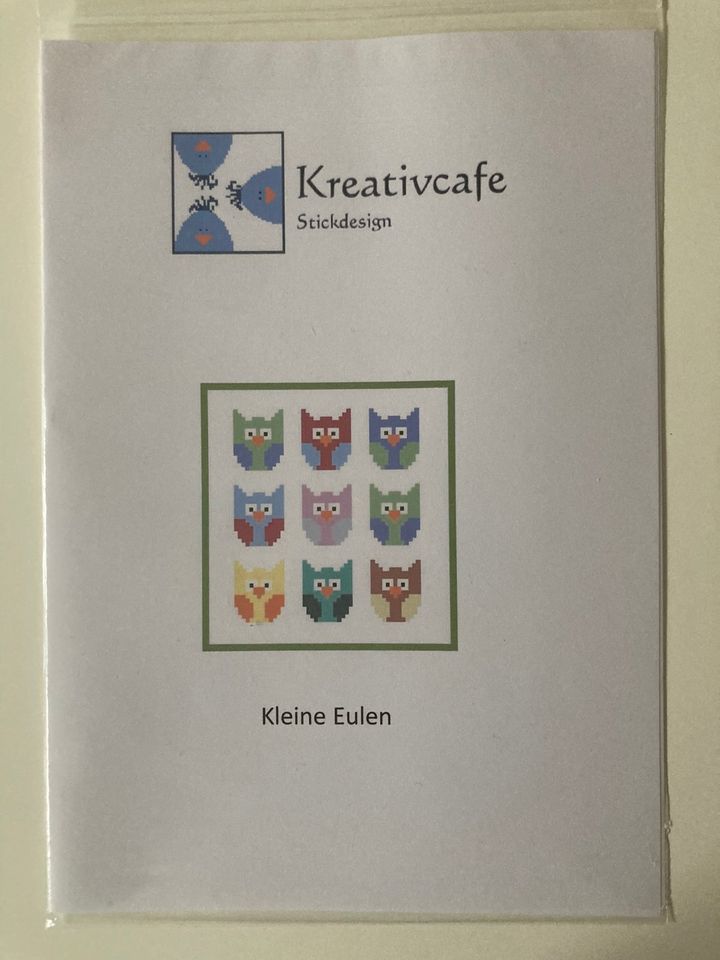 Stickanleitung "kleine Eulen" von Kreativcafe OV in Hamburg