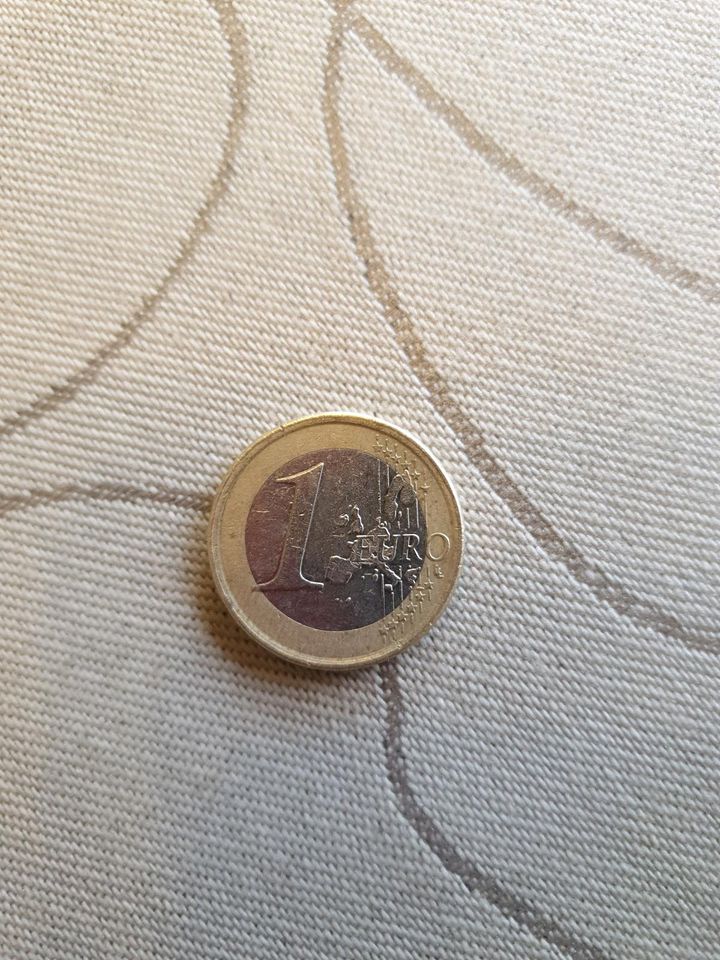 1€ Münze Spanien 2002 Fehlprägung in Werne