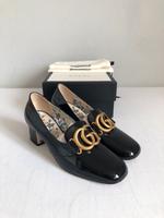 Gucci Marmont Victoire Lackleder Pumps Schuhe Mid High Heel 37.5 Neuhausen-Nymphenburg - Nymphenburg Vorschau