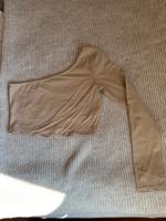Na-kd Oneshouldershirt langärmelig beige Bayern - Kraiburg am Inn Vorschau