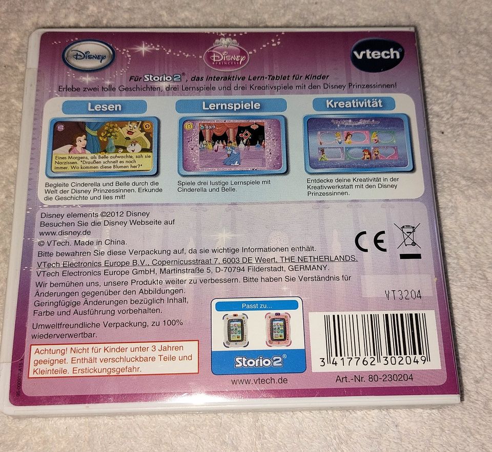 VTech Storio 2 Lernspiel Disney Prinzessinnen Cinderella in Bolanden