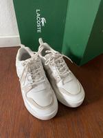 Lacoste Sneaker, 38.5-Plateausohle, weiss + sand, neuwertig Baden-Württemberg - Konstanz Vorschau