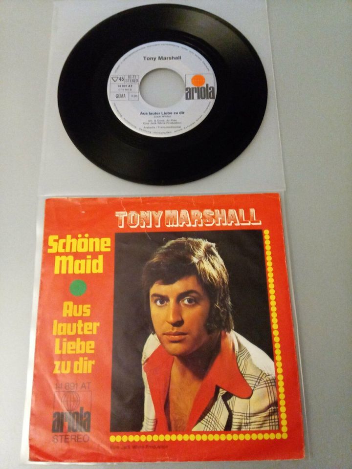 Tony Marshall Single – Schöne Maid – aus Deutschland von 1971 in Köln