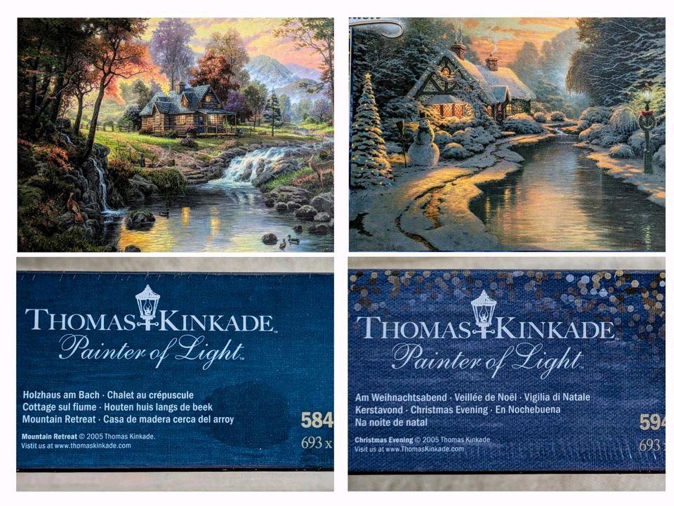 2x THOMAS KINKADE 2 Motive SCHMIDT PUZZLE je 1000 Teile OVP* in Berlin