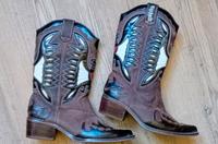 Cowboy Stiefel Damen Dockers Größe 36 fast NEU braun weiß Schleswig-Holstein - Lübeck Vorschau