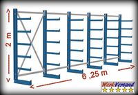 6,25m Kragarmregal einseitig Neuware Regal metall Lagerregal Nordrhein-Westfalen - Emsdetten Vorschau