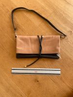 Handtasche / Clutch Leder - schwarz beige Brandenburg - Zeuthen Vorschau