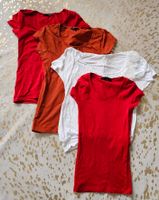 Paket 4x Shirt Orange rot weiß basics Ann Christine Tally Weijl S Hannover - Herrenhausen-Stöcken Vorschau