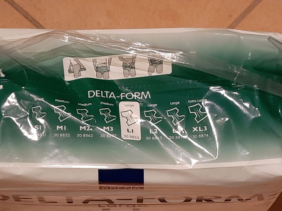 Albena Delta-Form Größe L1 Inkontinenzwindel 14 Pakete a 20 Stück in Dessau-Roßlau