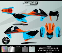 Dekor / Aufkleber passend für KTM SX-SXF 2016-18 EXC 17-19 2405 Bayern - Karlsfeld Vorschau
