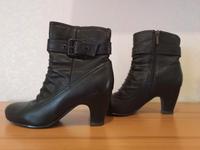 Stiefelette schwarz Gr. 38 Hessen - Eichenzell Vorschau