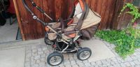 Kinderwagen HARTAN Topline X, cappuccino orange gr. Räder Bayern - Haselbach b. Mitterfels Vorschau