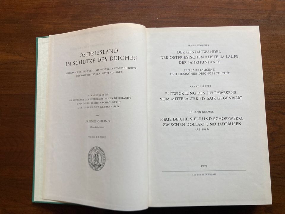 Ostfriesland im Schutze des Deiches - Band 2 von 1969 in Norden