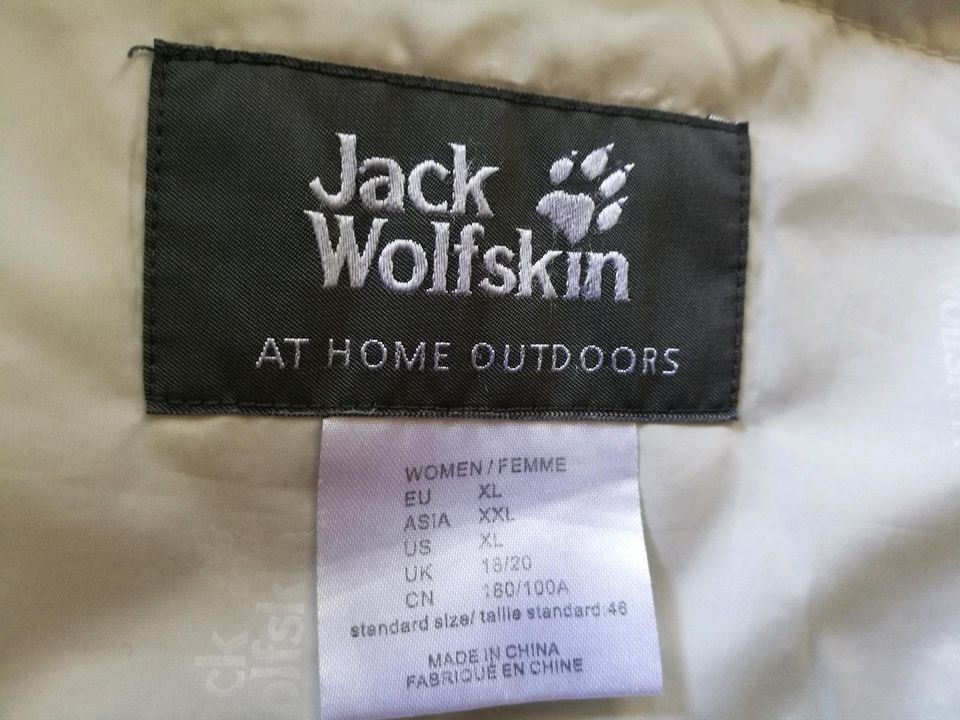 Jack Wolfskin Übergangsjacke Damen, braun, Gr. XL/46 in München