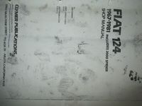 Werkstatthandbuch Reparaturanleitung Fiat 124 + Spider,1967-1981 Nordrhein-Westfalen - Alsdorf Vorschau