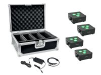 Verleih 4 x EUROLITE LichtSet AKKU OUTDOOR Flat Light 3 Bayern - Geiersthal Vorschau