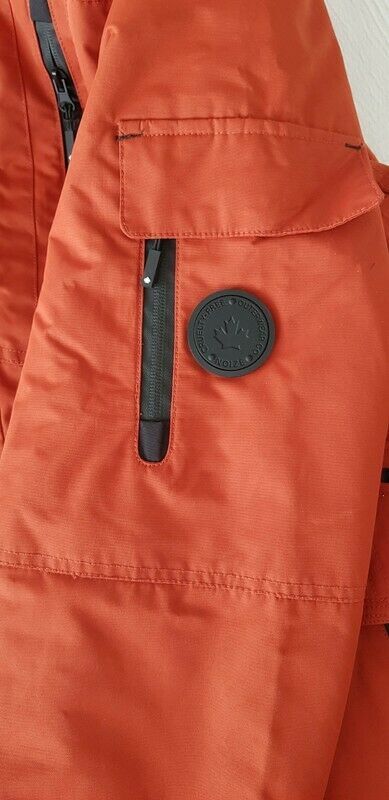 Neu -30° XL Noiz Jacob Faux Parka Orange Winter Jacke warm in Neuss