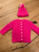 Pink / Rosa Strickjacke mit Mütze Niedersachsen - Berne Vorschau