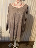 Shirt, Laura Torelli, Größe 54/56, Spitze, Glitzersteine, beige Nordrhein-Westfalen - Herne Vorschau