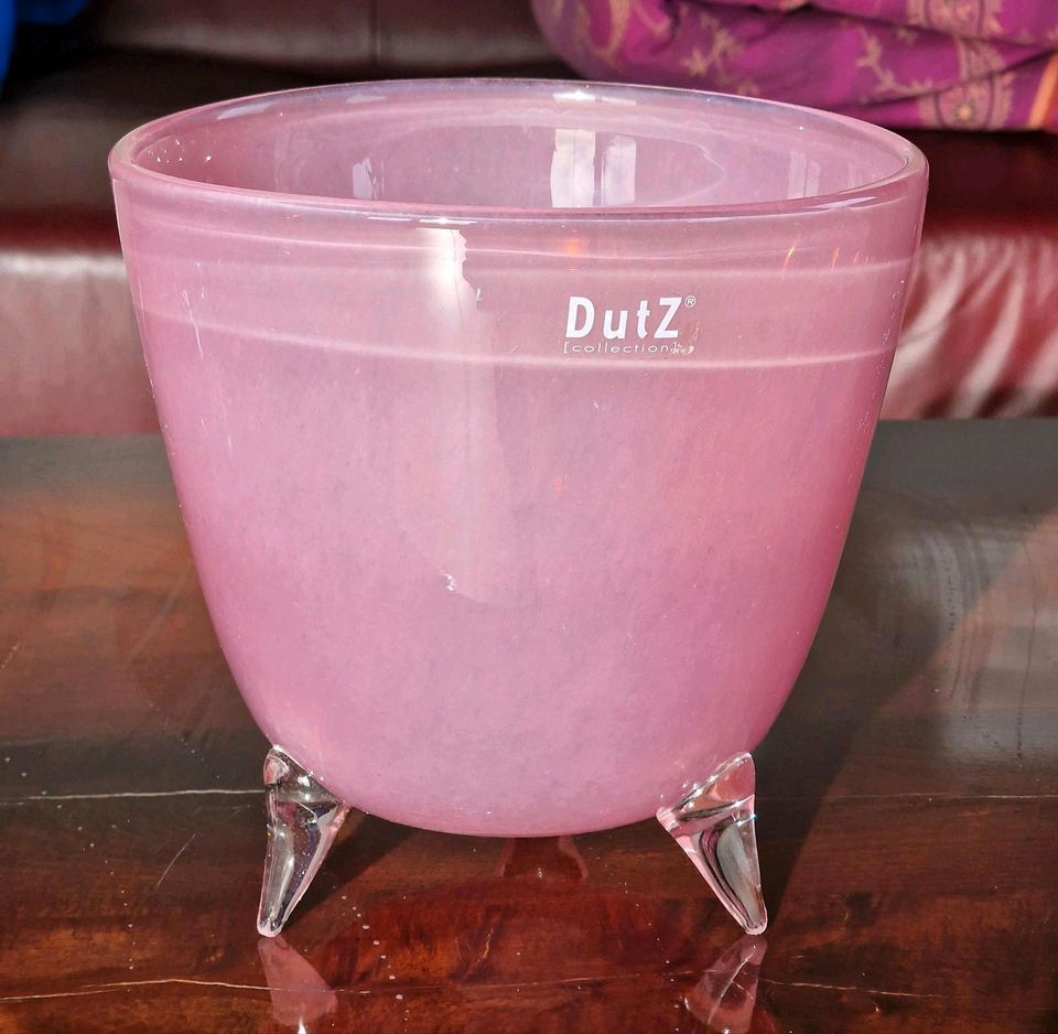 DUTZ BLUMENTOPF VASE 19 AUF 19 ZENTIMETER ROSA in Kempten