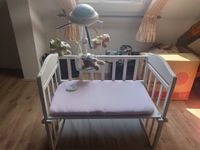 Baby Beistellbett in Weiss mit Matratze Rockstar Nordrhein-Westfalen - Stolberg (Rhld) Vorschau