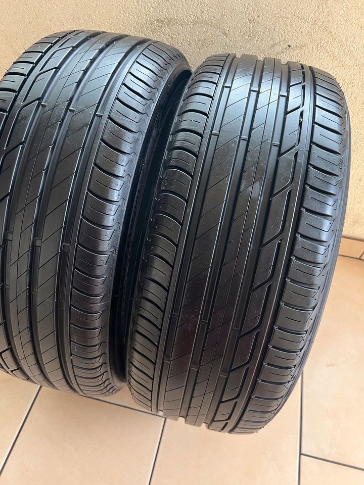 2x 215 50 R18 92W Sommerreifen Bridgestone 7mm DOT:0419 in Meschede