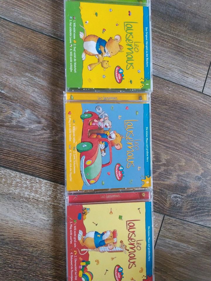 3 x CDs Leo Lausemaus Nummer 1, 6 und 9 in Isenbüttel