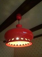 Rote Keramik-Lampe, Ton-Lampe, Deckenleuchte Baden-Württemberg - Böblingen Vorschau