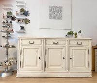 ❗️Kommode Massivholz weiß Shabby Vintage Sideboard Stauraum Boho Bayern - Gräfendorf Vorschau