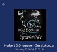 Herbert Grönemeyer Konzert Samstag Bochum Dortmund - Brackel Vorschau