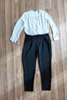 Overall Jumpsuit Mango Gr. L schwarz creme-weiß Niedersachsen - Berumbur Vorschau