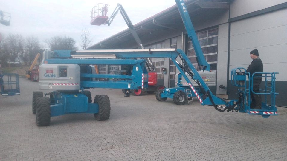 Arbeitsbühne Genie z 60 Steiger Teleskopbühne Arbeitskorb Haulott in Perlesreut